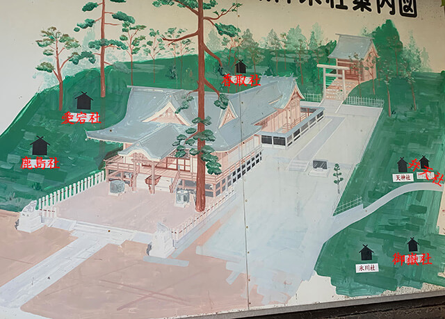 八幡神社の地図