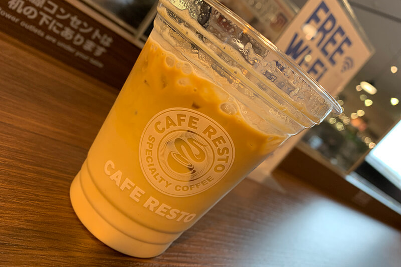 CAFE RESTOのカフェラテ