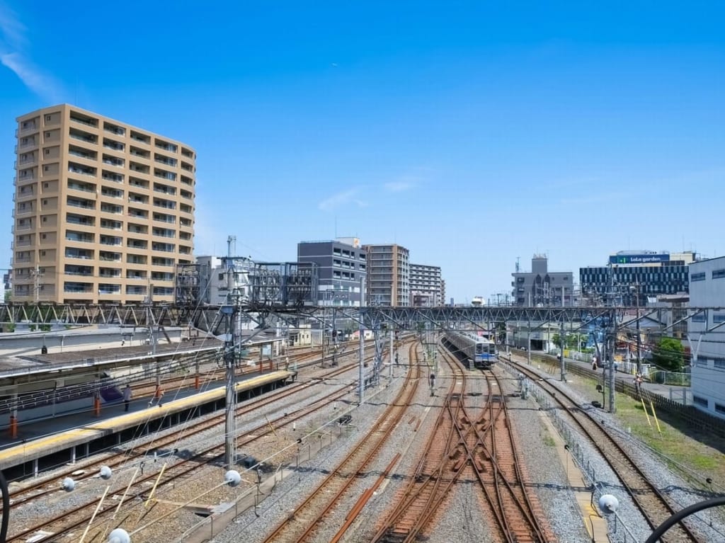 春日部駅停電