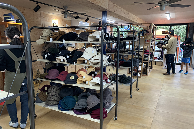 11月27日に田中帽子店の直売店がオープン