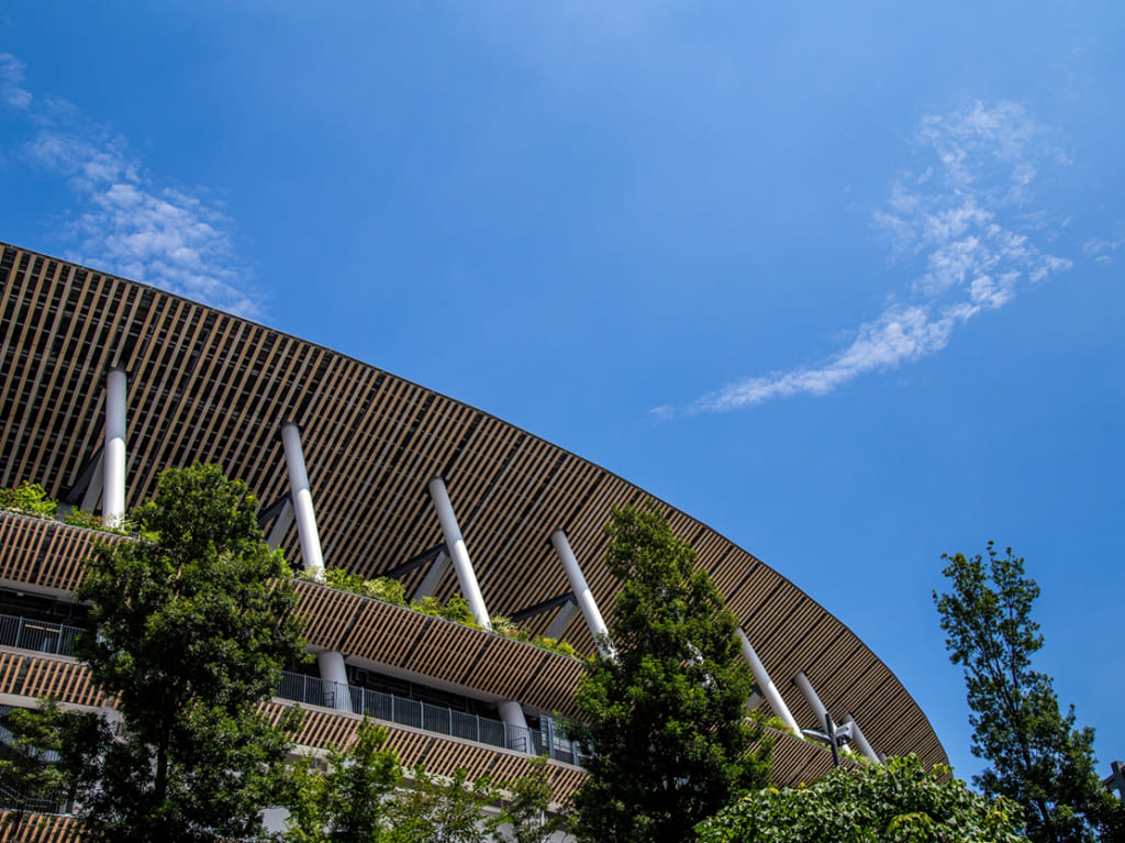 東京オリンピックが開催された新国立競技場