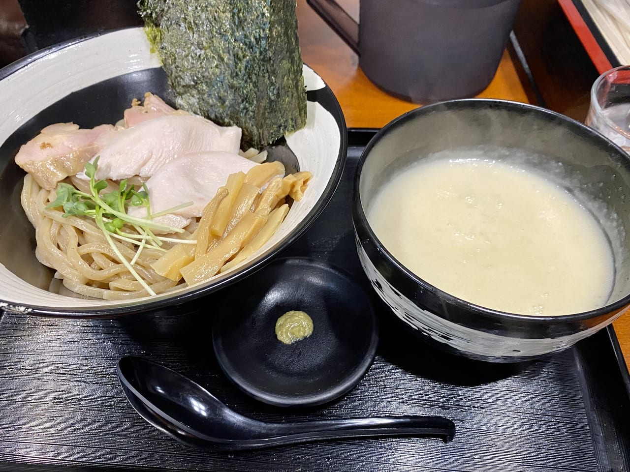 「鶏ポタつけ麺」塩