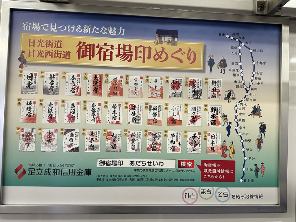 日光街道 日光西街道 御宿場印めぐり