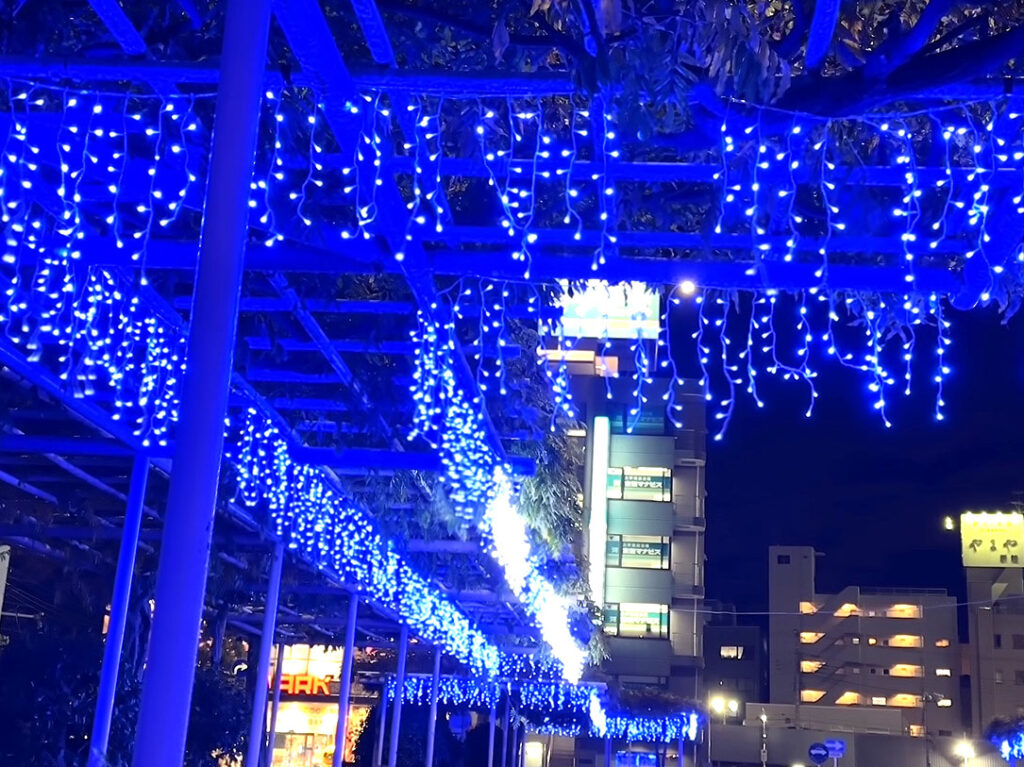 春日部駅西口イルミネーション