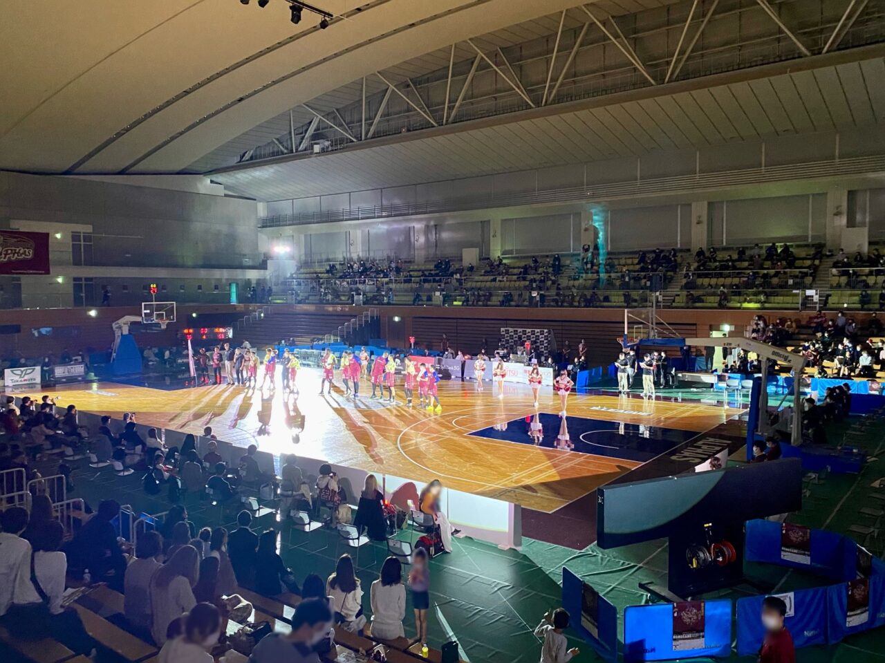 越谷アルファーズの試合の様子