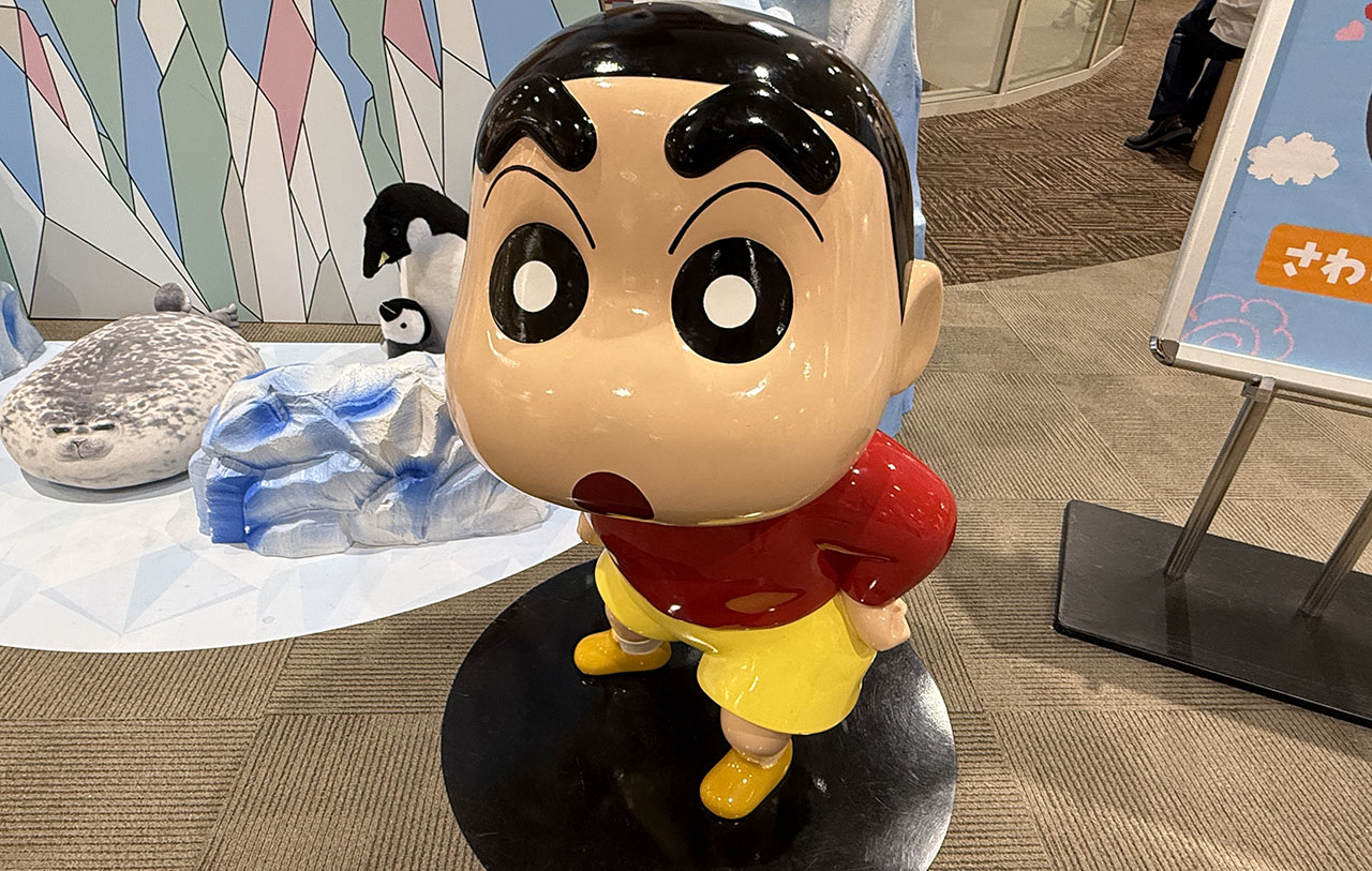 イオンモール春日部 クレヨンしんちゃんフォトスポット