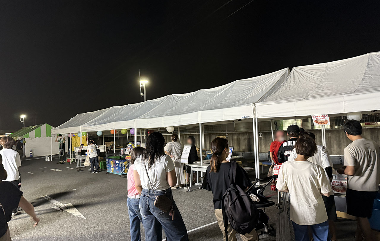 イオンモール春日部 屋上花火