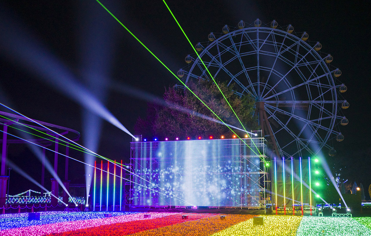 光のスペシャルショー(提供画像)