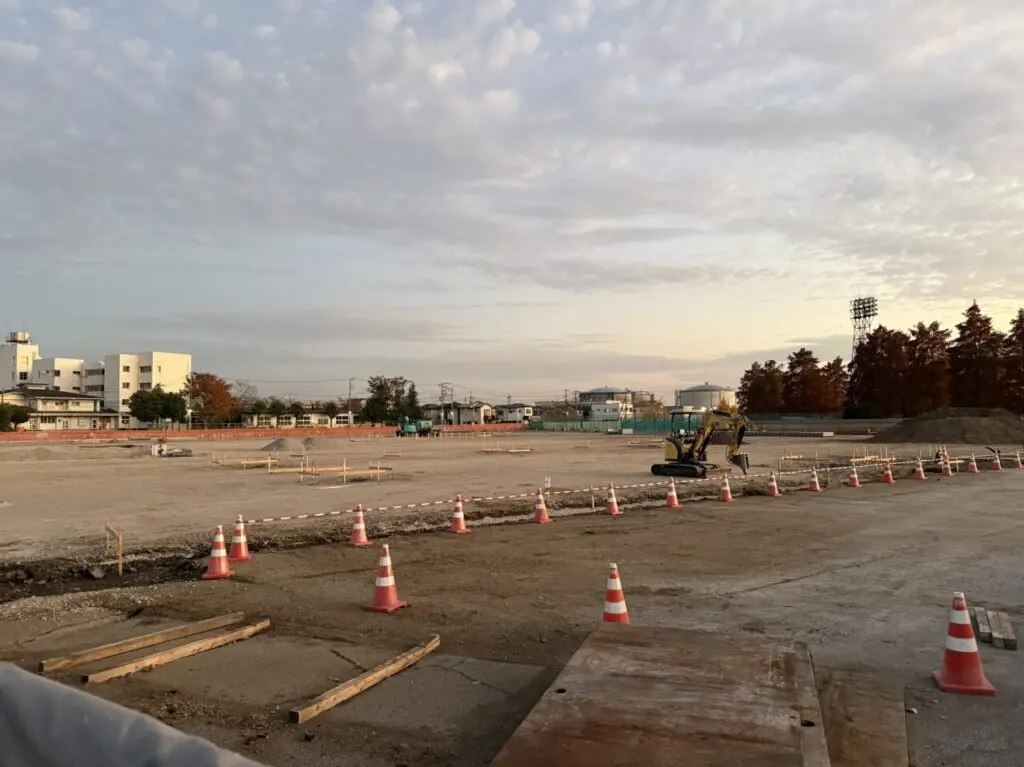 大沼グラウンドリニューアル工事