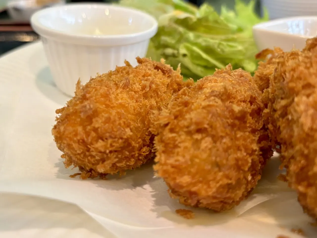 「カキフライ定食」